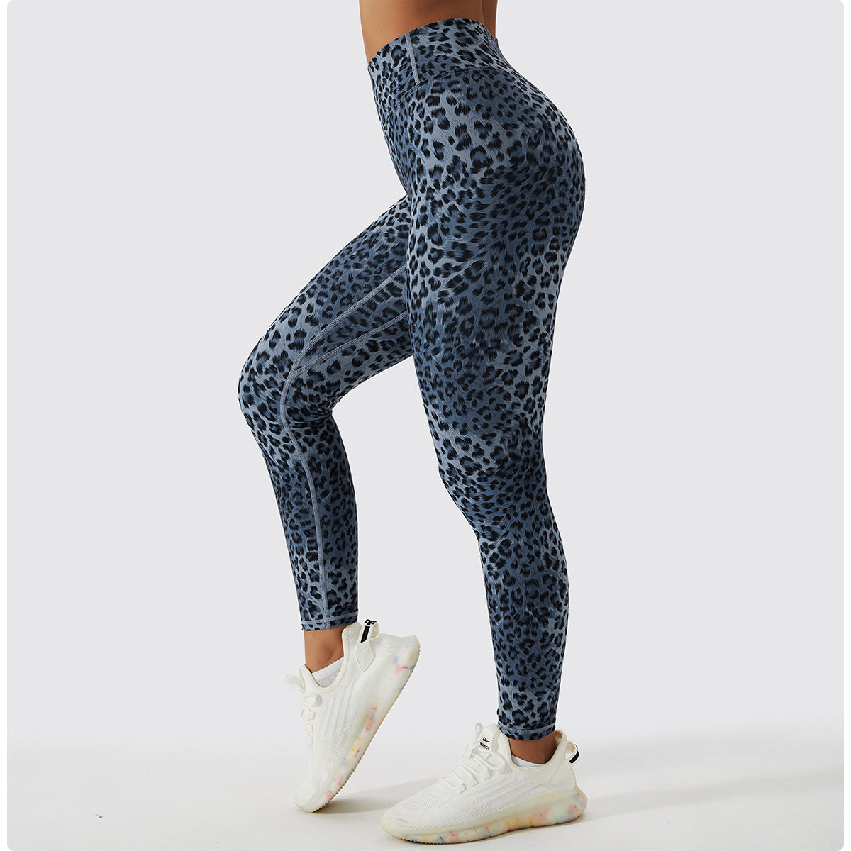 High-Waisted Butt-Lift Animal Print Leggings