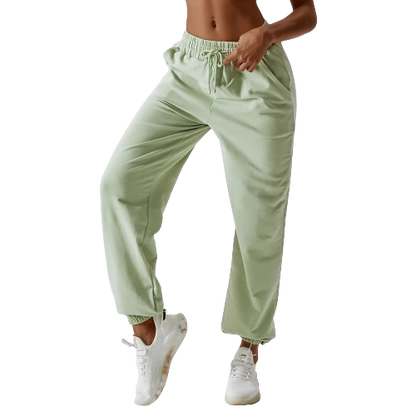 High-Waisted Jogger Sweatpants