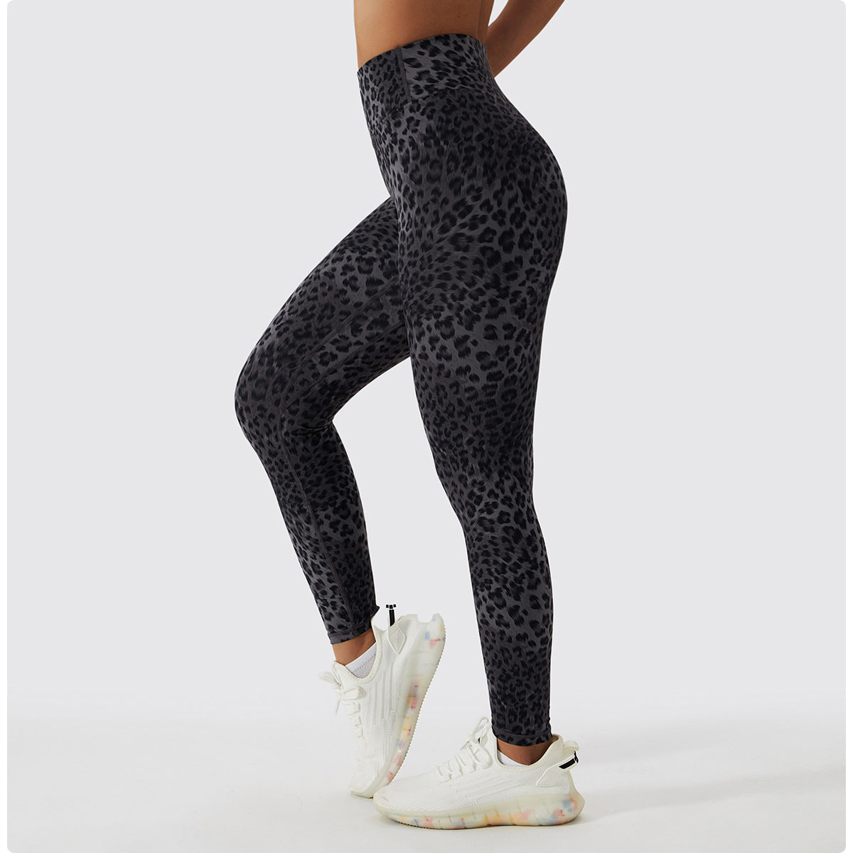 High-Waisted Butt-Lift Animal Print Leggings