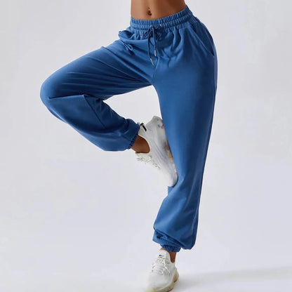 High-Waisted Jogger Sweatpants