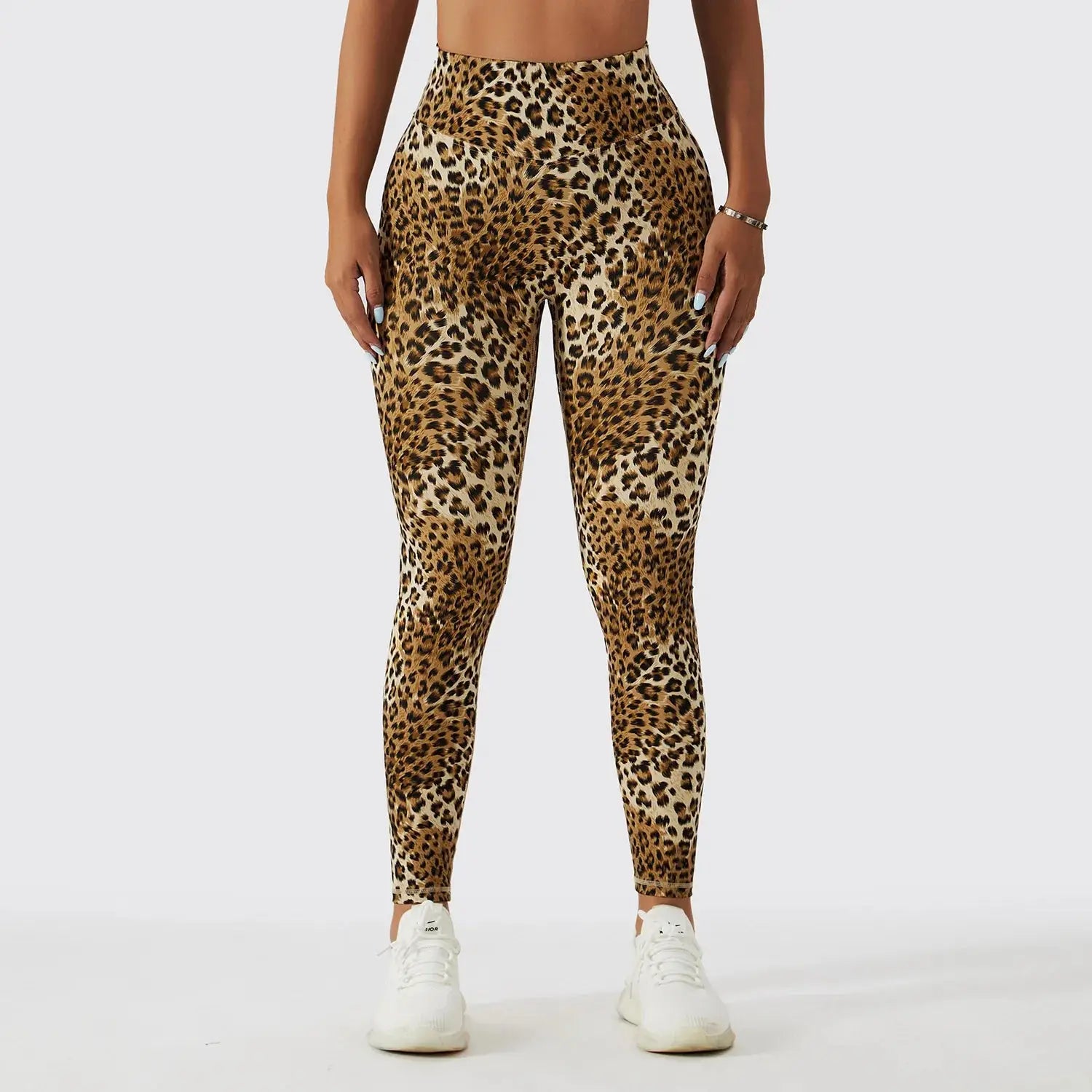 High-Waisted Butt-Lift Animal Print Leggings