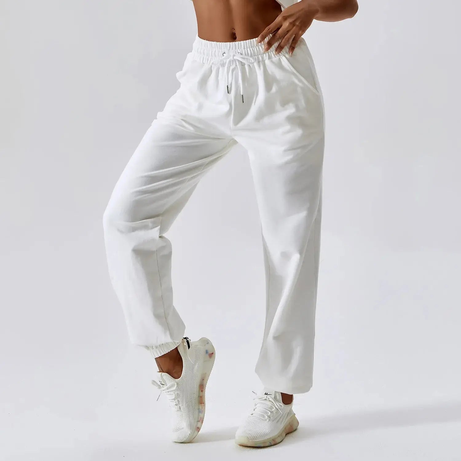 High-Waisted Jogger Sweatpants