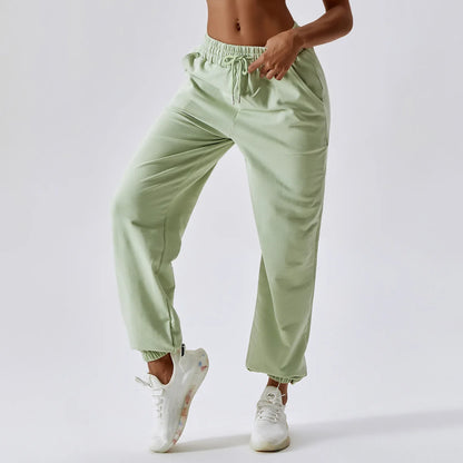 High-Waisted Jogger Sweatpants